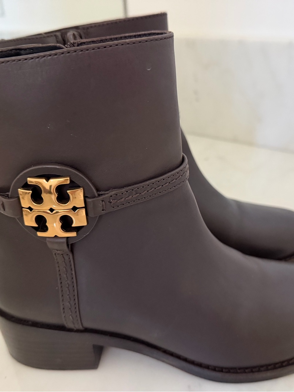 Women's Dark Brown Ankle Boots by Tory Burch size 7M